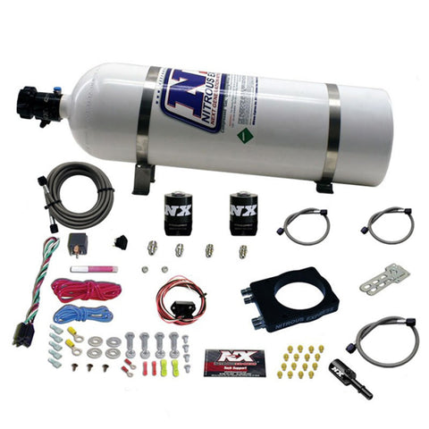 Nitrous Express Dodge Hemi Nitrous Plate Kit (50-400HP) w/15lb Bottle - 20944-15