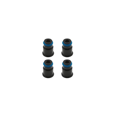 BLOX Racing 14mm Adapter Top (1/2in) w/Viton O-Ring & Retaining Clip (Set of 4) - BXEF-AT-14S-4