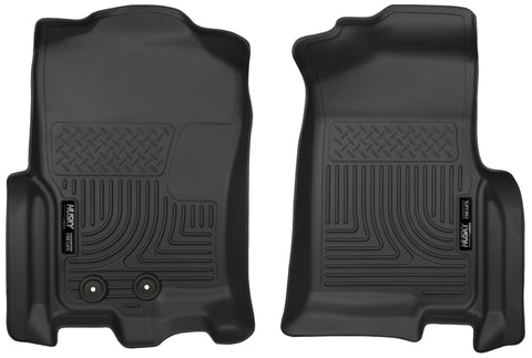 Husky Liners 11-17 Ford Expedition X-Act Contour Front Black Floor Liners - 55341