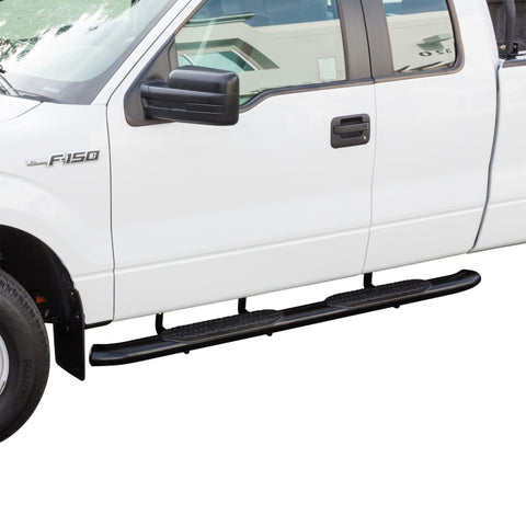 Westin 2009-2014 Ford F-150 SuperCab PRO TRAXX 5 Oval Nerf Step Bars - Black - 21-53515