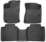 Husky Liners 15 Toyota Venza WeatherBeater Front & Second Row Tan Floor Liners - 98661