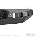 Westin 18-19 Jeep Wrangler JL WJ2 Rear Bumper w/  Sensors (Excl. Wrangler JK) - Textured Black - 59-82045