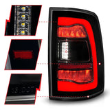 ANZO 09-18 Dodge Ram 1500 Sequential LED Taillights Smoke Black - 311470
