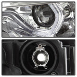 Spyder 12-14 BMW F30 3 Series 4DR Projector Headlights - LED DRL - Chrome (PRO-YD-BMWF3012-DRL-C) - 5084354