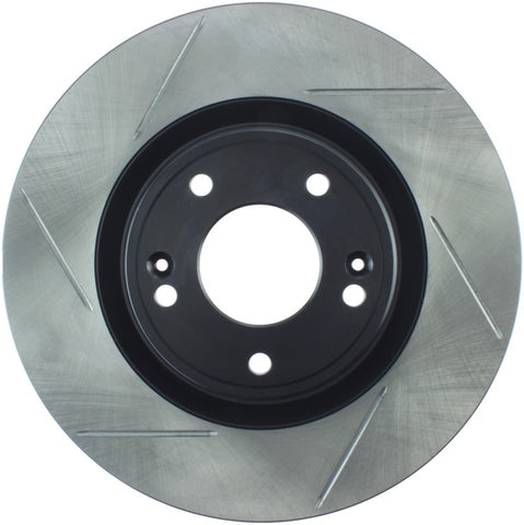 StopTech Power Slot 10 Hyundai Genesis Coupe Non-Track Front Right Slotted Rotor - 126.51038SR