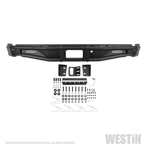 Westin 17-20 Ford F-150 Raptor Outlaw Rear Bumper - Tex. Blk - 58-82025