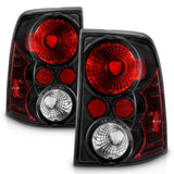 ANZO 2002-2005 Ford Explorer Taillights Black - 211081