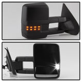 xTune Chevy Silverado 14-16 Heated Smoke LED Signal Telescoping Mirrors MIR-CSIL14S-G2-PWH-SM-SET - 9936739