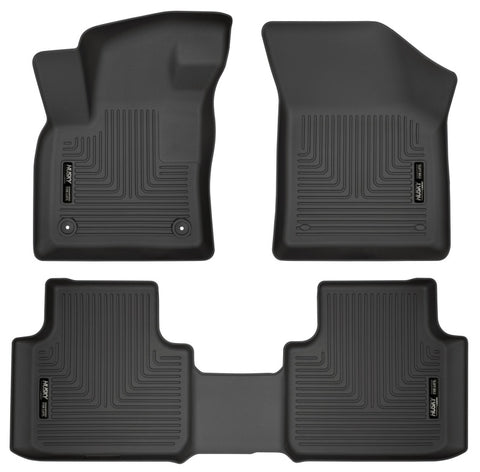 Husky Liners 18-19 Volkswagen Atlas Weatherbeater Black Front & 2nd Seat Floor Liners - 95661