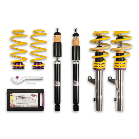 KW Coilover Kit V1 Audi Golf VI (2+4-Door all gas engines incl. GTI) w/o DCC - 10281031