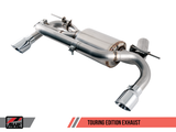 AWE Tuning BMW F22 M235i / M240i Touring Edition Axle-Back Exhaust - Chrome Silver Tips (90mm) - 3010-32028
