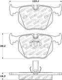 StopTech Street Touring 04-10 BMW 528i/530xi/535i xDrive Rear Brake Pads - 308.06831