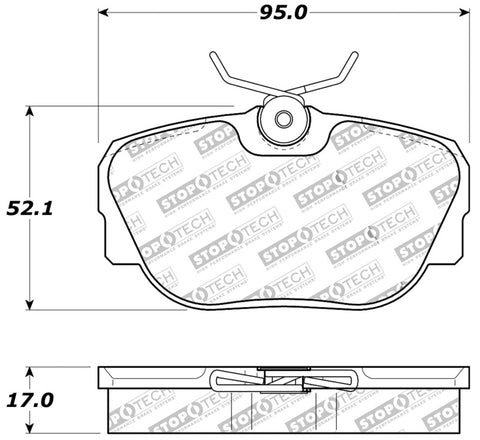 StopTech Performance Brake Pads - 309.04930