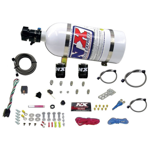 Nitrous Express GM EFI Race Single Nozzle Nitrous Kit (100-250HP) w/10lb Bottle - 20118-10