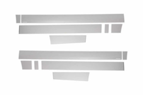 Putco 15-20 Ford F-150 Super Cab 8ft Long Box (4.25in Tall - 12pcs) Stainless Steel Rocker Panels - 9751443