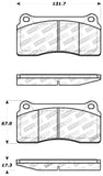 StopTech Performance 88-92 Ferrari F40 / 94-97 F50 Front & Rear Brake Pads - 309.08100