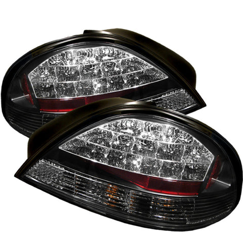 Spyder Pontiac Grand AM 99-05 LED Tail Lights Black ALT-YD-PGAM99-LED-BK - 5007117