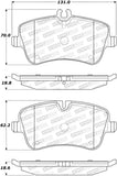 StopTech Sport Brake Pads w/Shims and Hardware - Rear - 309.08721