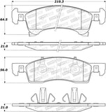 StopTech Street Brake Pads - 308.09340