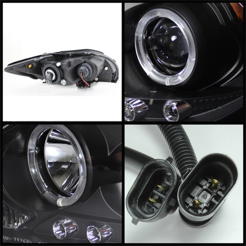 Spyder Scion TC 08-10 Projector Headlights LED Halo -Replaceable LEDs Blk PRO-YD-TTC08-HL-BK - 5073303