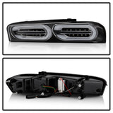 Spyder Chevy Camaro 16-18 Halogen LED Tail Lights Black ALT-YD-CCAM16HAL-SEQ-BK - 5087218