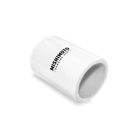 Mishimoto 1.5in. Straight Coupler White - MMCP-2515WH