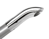 Borla Universal Polished Tip Single Round Turndown/Turnout (inlet 2 1/2in. Outlet 2 1/2in) *NO Retur - 20110