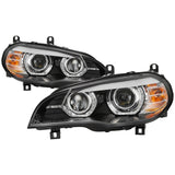 Spyder 07-10 BMW X5 E70 (HID Models Only) Projector Headlights - Black PRO-YD-BMWE7007-AFSHID-BK - 5085481