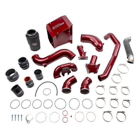 Wehrli 06-07 Chevrolet 6.6L Duramax LBZ Stage 3 High Flow Bundle Kit - WCFab Red - WCF100503-RED