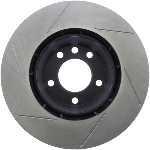 StopTech Power Slot 07-10 Audi Q7 / 03-10 Porsche Cayenne Left Front Slotted Rotor - 126.33090SL