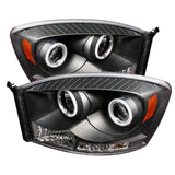 Spyder Dodge Ram 1500 06-08 06-09 Projector Headlights CCFL Halo LED Blk PRO-YD-DR06-CCFL-BK - 5030061