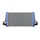 Mishimoto Universal Carbon Fiber Intercooler - Gloss Tanks - 525mm Silver Core - S-Flow - G V-Band - MMINT-UCF-G5S-S-G