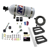 Nitrous Express Dual/Dominator/Gasoline Nitrous Kit (50-300HP) w/10lb Bottle - 30270-10