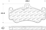 StopTech Performance Brake Pads - 309.09910