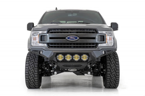 Addictive Desert Designs 18-20 Ford F-150 Bomber Front Bumper w/ 4 Rigid 360 6IN Mounts - F180014110103