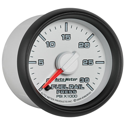 Autometer Factory Match Diesel Fuel  Rail Pressure Gauge 52.4mm 0-30K PSI SE, Cummins 6.7 L, Dodge - 8593