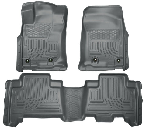 Husky Liners 2013 Toyota 4Runner WeatherBeater Grey Front & 2nd Seat Floor Liners - 99572