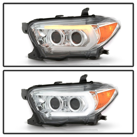 Spyder Signature Toyota Tacoma 16-18 TRD Model Projector Headlights-Chrome (PRO-YD-TT16V1-SEQ-C) - 5086570