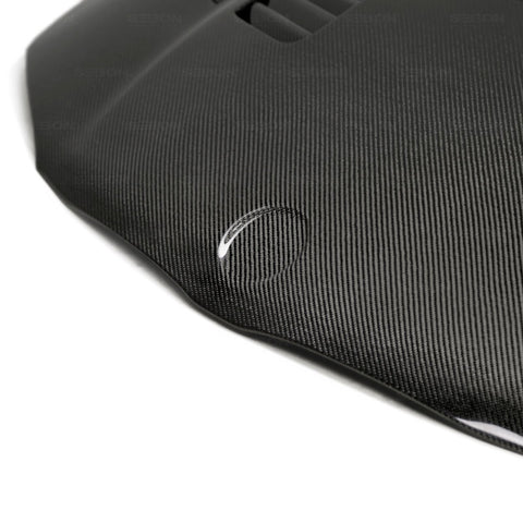 Seibon 08-11 BMW 1 Series (E81/E82) 2DR/HB GTR-Style Carbon Fiber Hood - HD0809BMWE822D-GTR