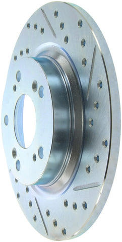 StopTech Select Sport 2000-2009 Honda S2000 Drilled and Slotted Rear Left Brake Rotor - 227.40050L