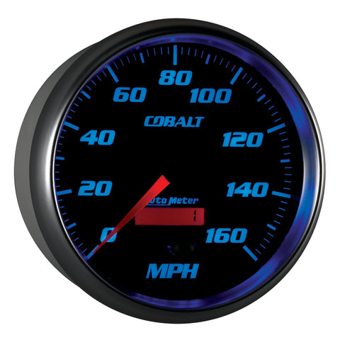 Autometer Cobalt 5in 160mph In-Dash Electronic Programmable Speedometer - 6289