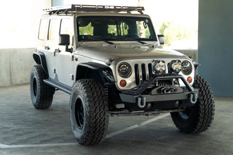 DV8 Offroad 07-18 Jeep Wrangler JK Slim Fender Flares - FDJK-07