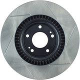 StopTech Power Slot 10 Hyundai Genesis Coupe Non-Track Front Right Slotted Rotor - 126.51038SR