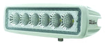 Hella Value Fit Mini Flush Mount 7.7in - 18W White Housing Flood Beam LED Light Bar - 357203051