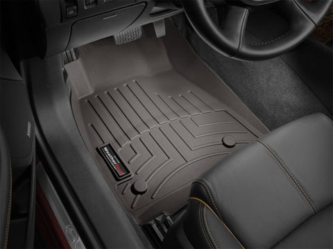 WeatherTech 2014+ Chevy Silverado Rear FloorLiner - Cocoa (Only Fits Double Cab / 1500 Models) - 475423