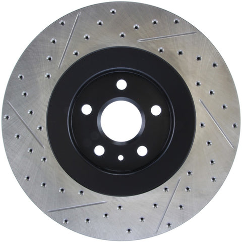 StopTech Drilled & Slotted Left Sport Brake Rotor for 2009 Cadillac CTS-V - 127.62128L