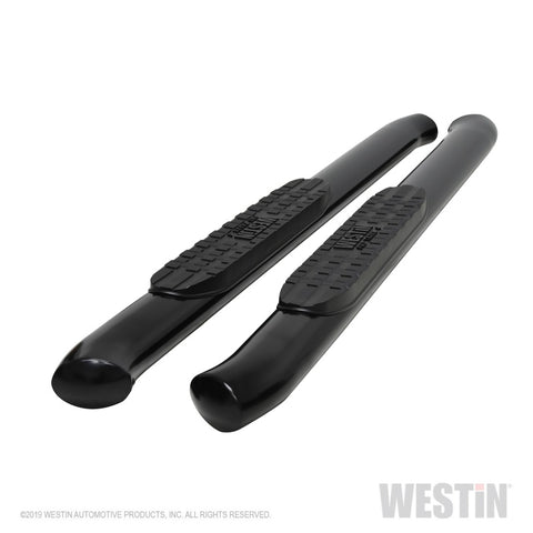 Westin 19-20 Chevrolet Silverado / GMC Sierra 1500 Reg Cab PRO TRAXX 4 Oval Nerf Step Bars - Black - 21-24115