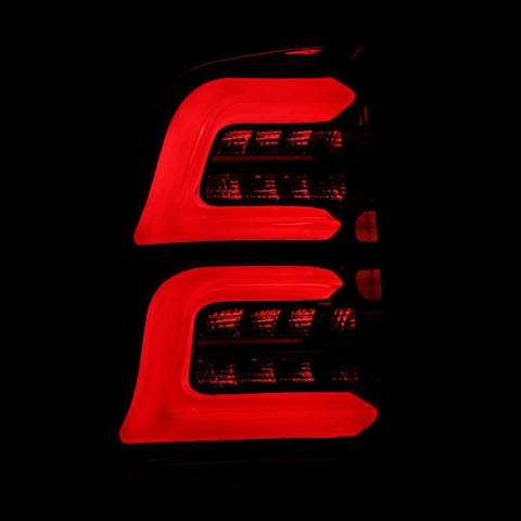 AlphaRex 97-03 Ford F-150 (Excl 4 Door SuperCrew Cab) PRO-Series LED Tail Lights Jet Black - 654010