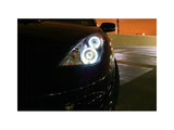 Spyder Toyota Celica 00-05 Projector Headlights LED Halo DRL Blk High H1 Low H1 PRO-YD-TCEL00-LED-BK - 5011848