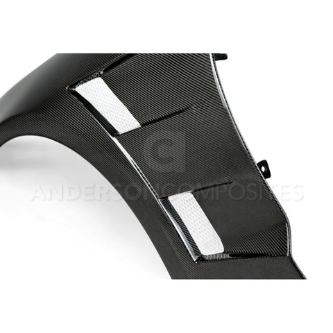 Anderson Composites 15-16 Ford Mustang Type-AT Fenders (0.4in Wider) - AC-FF15FDMU-AT